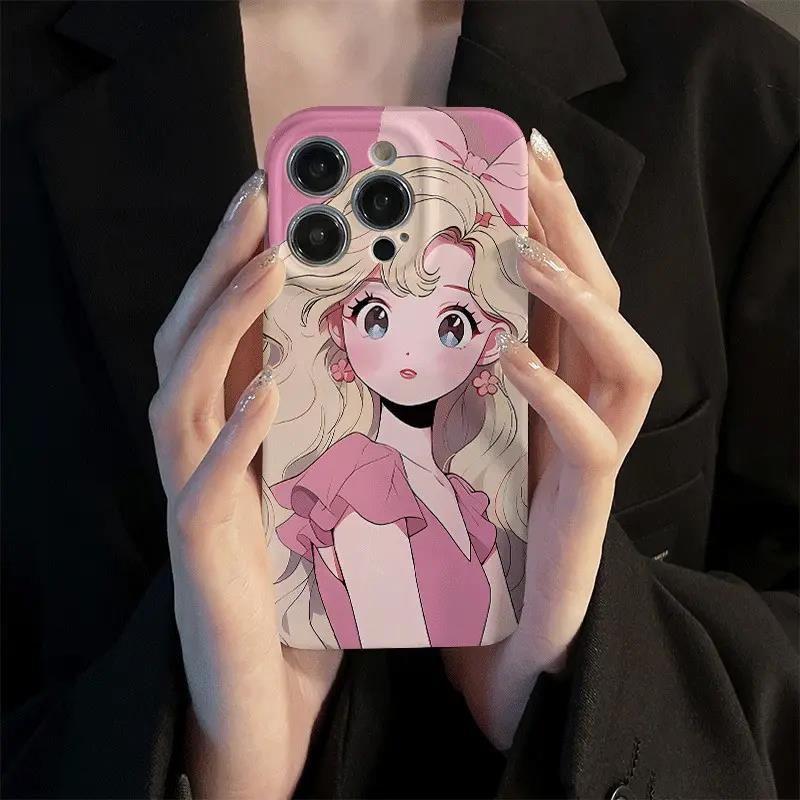 苹果华为小米vivooppo蝴蝶结女孩苹果14菲林iphone13pm手机壳硬xs
