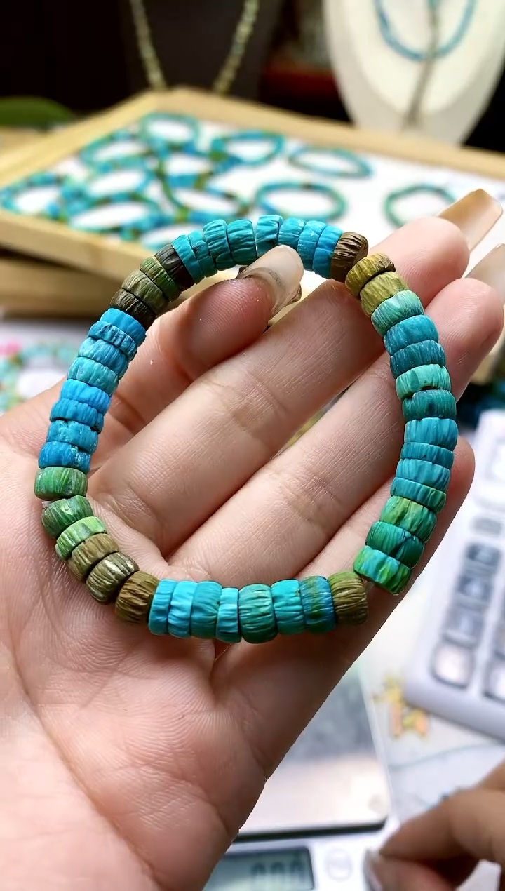 【闪购商品】绿松石手串未镶嵌512
