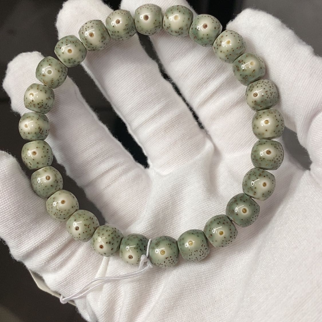 【闪购商品】星月菩提吊坠8/9鼓珠绿包白