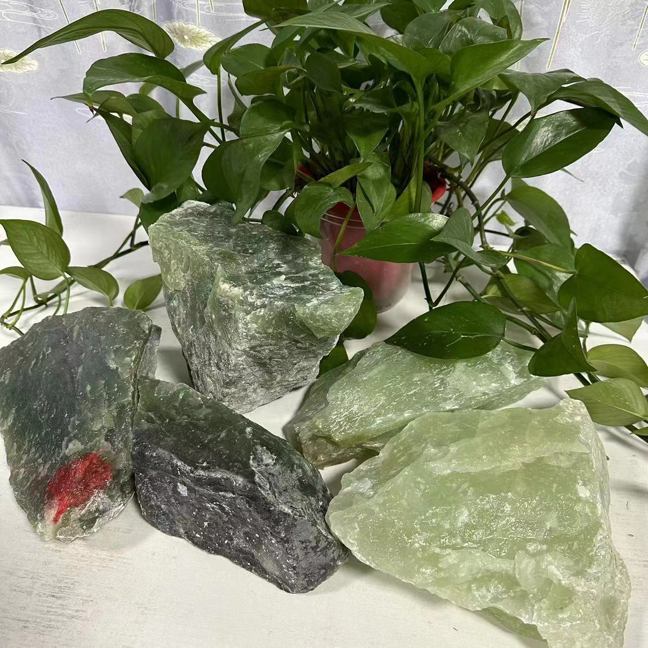 【天南专属】蛇纹石玉未镶嵌多样性随机发一摆件玉石 9
