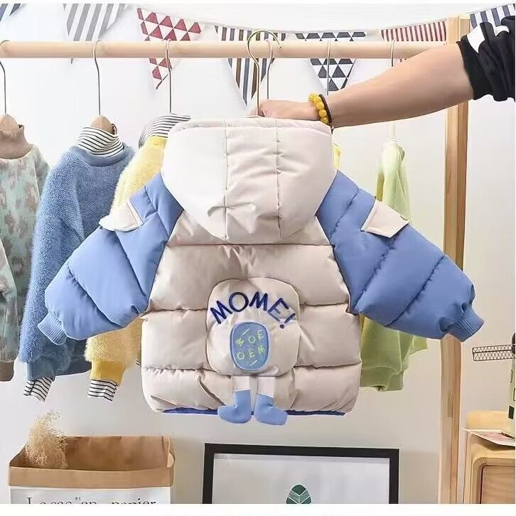 童装新款宝宝衣男冬季儿童保暖袄加厚小童服外套女婴儿洋气可爱