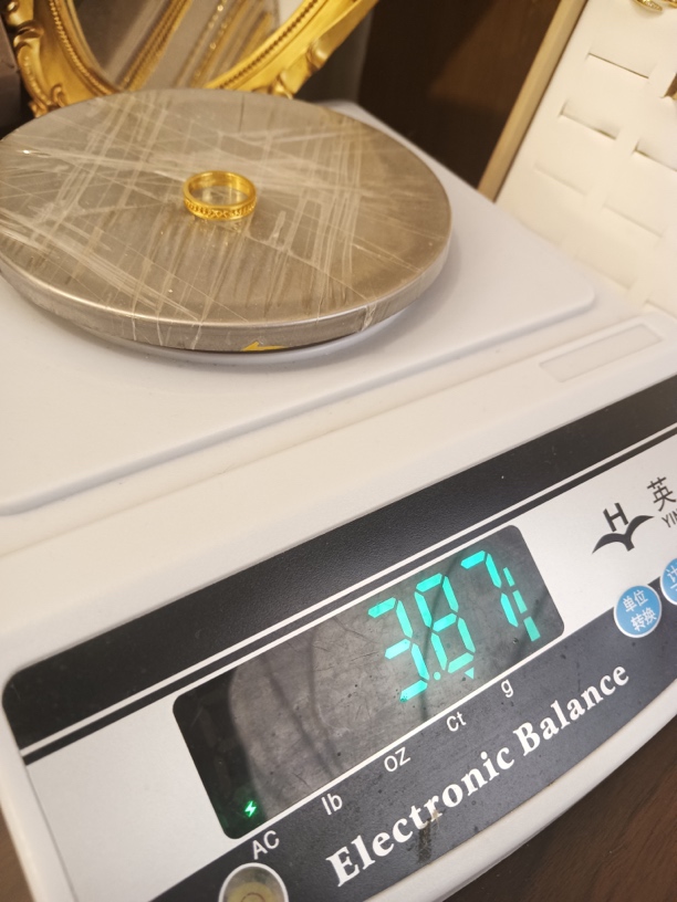 足金精品工艺戒指