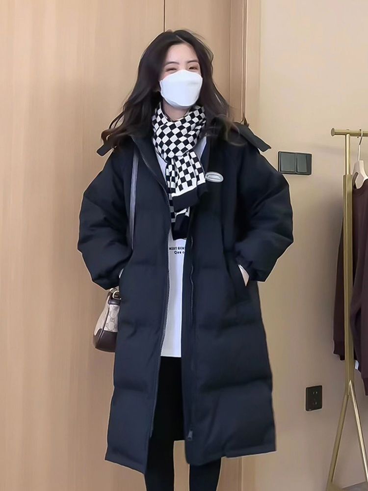 雅鹿今年流行高级感羽绒羽绒服女冬季中长款加厚韩系棉衣棉袄女