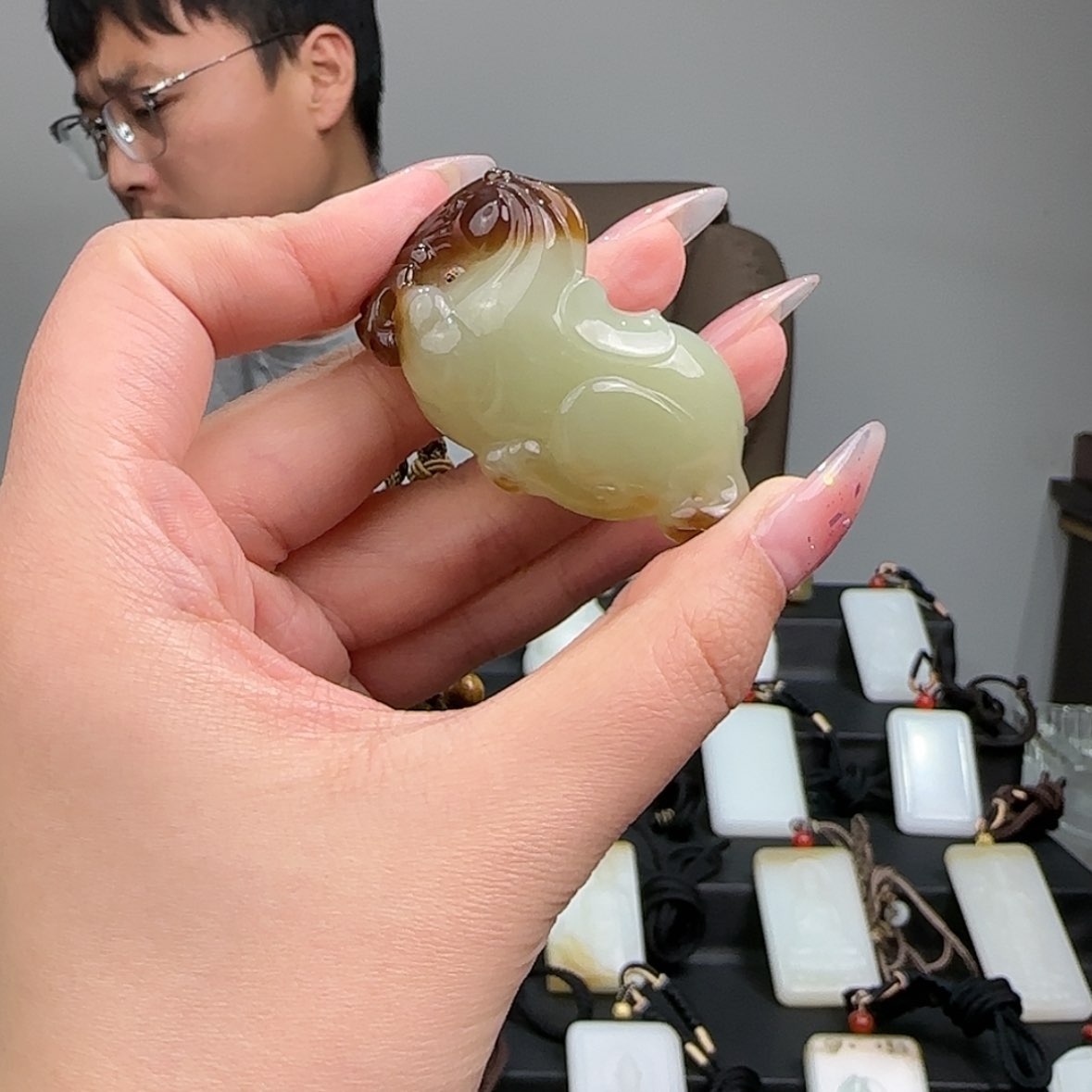 【闪购商品】和田玉（糖玉）颈饰未镶嵌