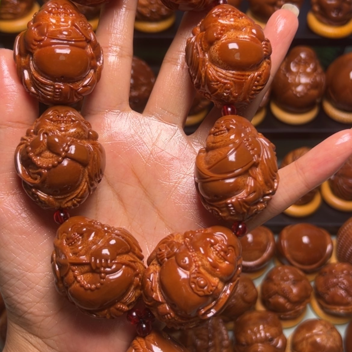 【闪购商品】橄榄核雕@***@