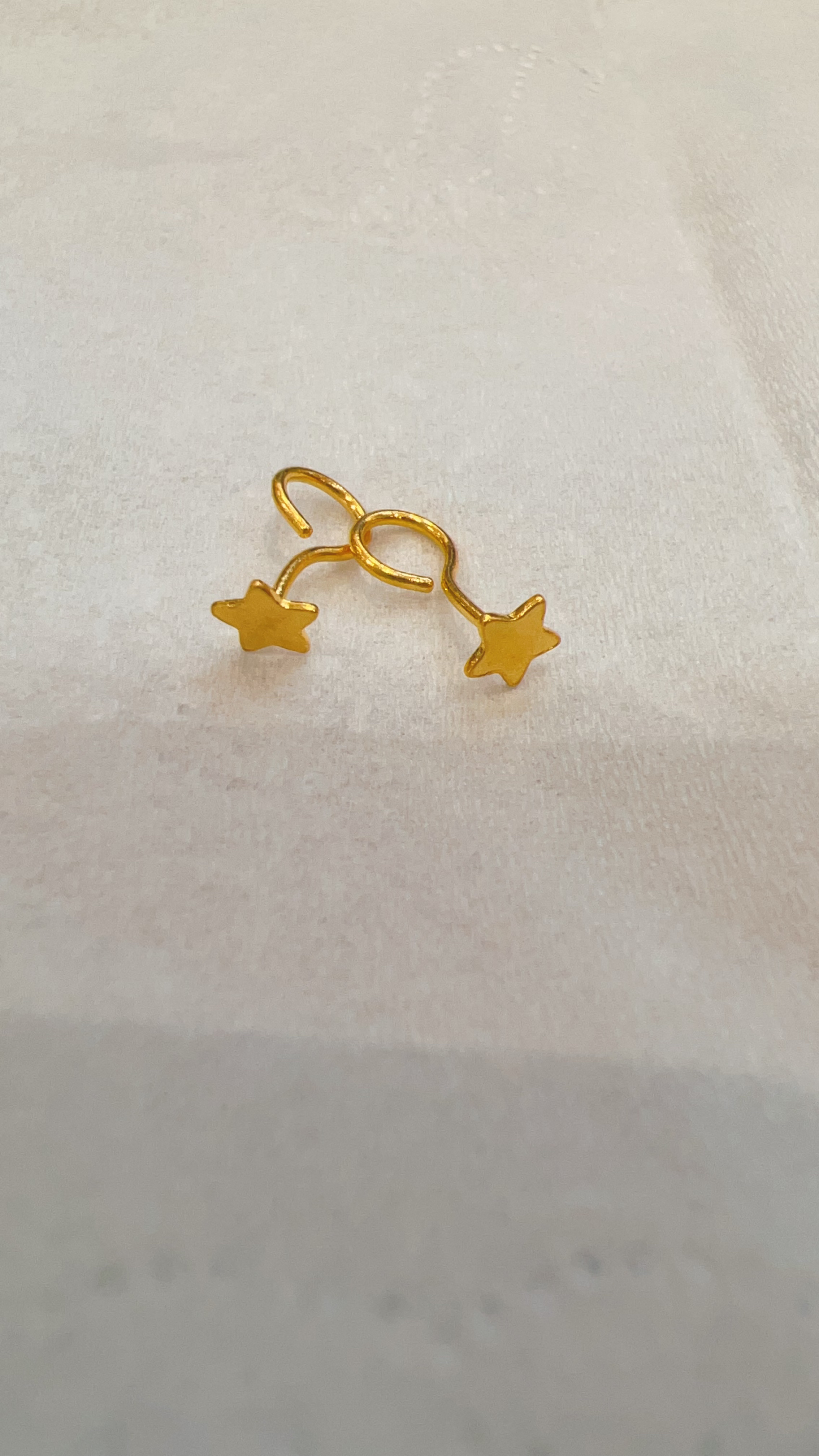 足金999星星耳钉经典款
