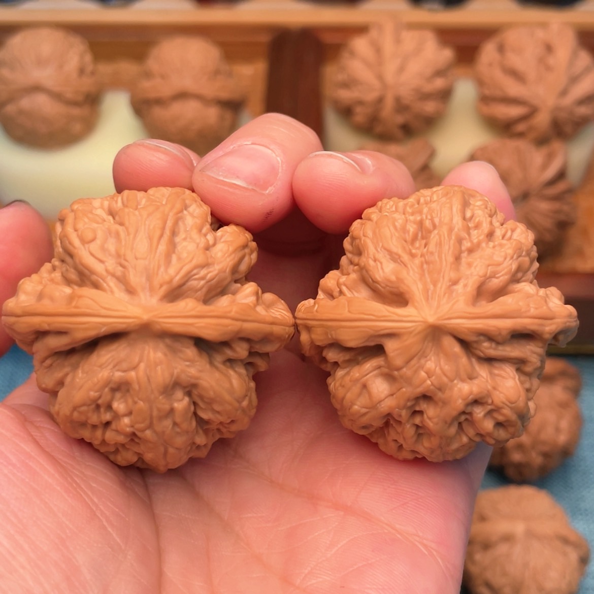 【闪购商品】文玩核桃把件平谷粗筋41尺寸