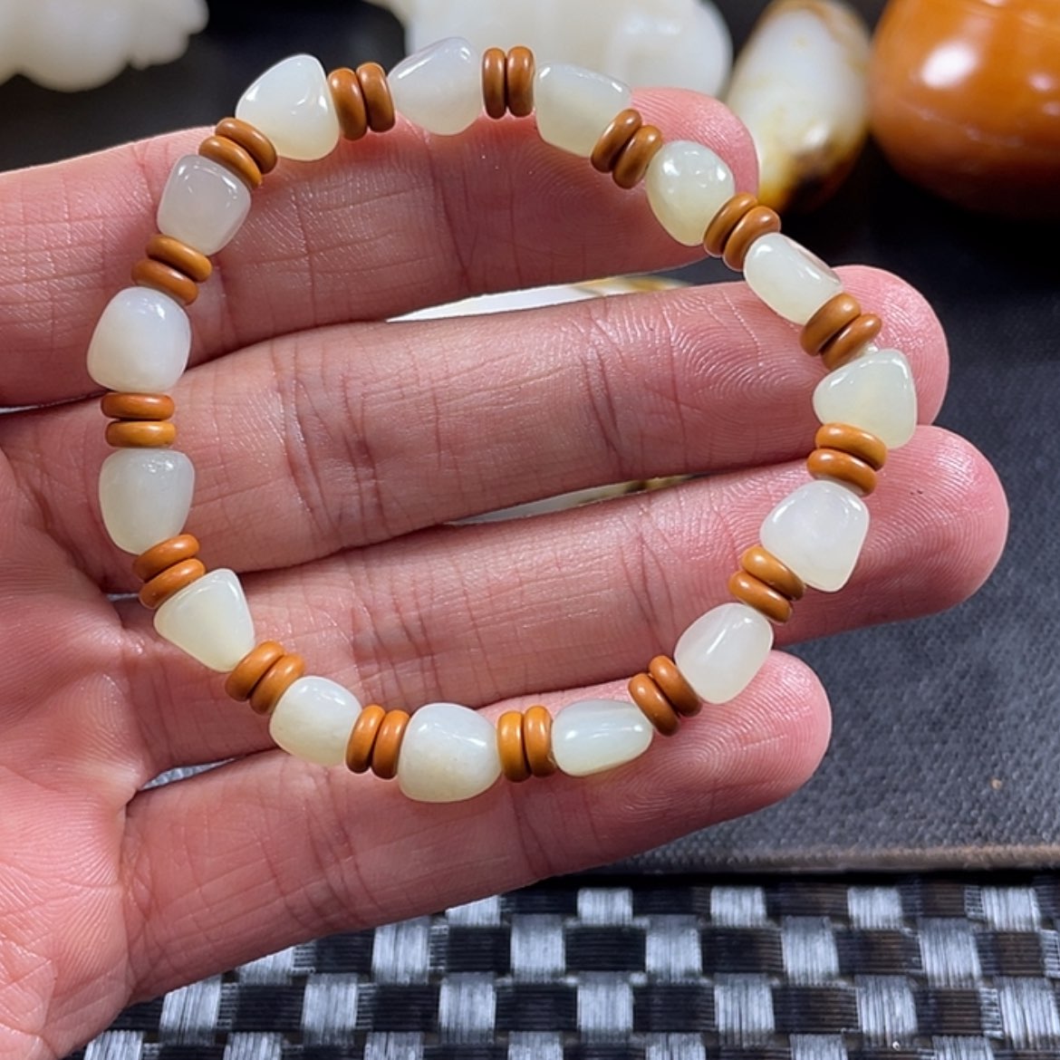 【闪购商品】和田玉手链未镶嵌