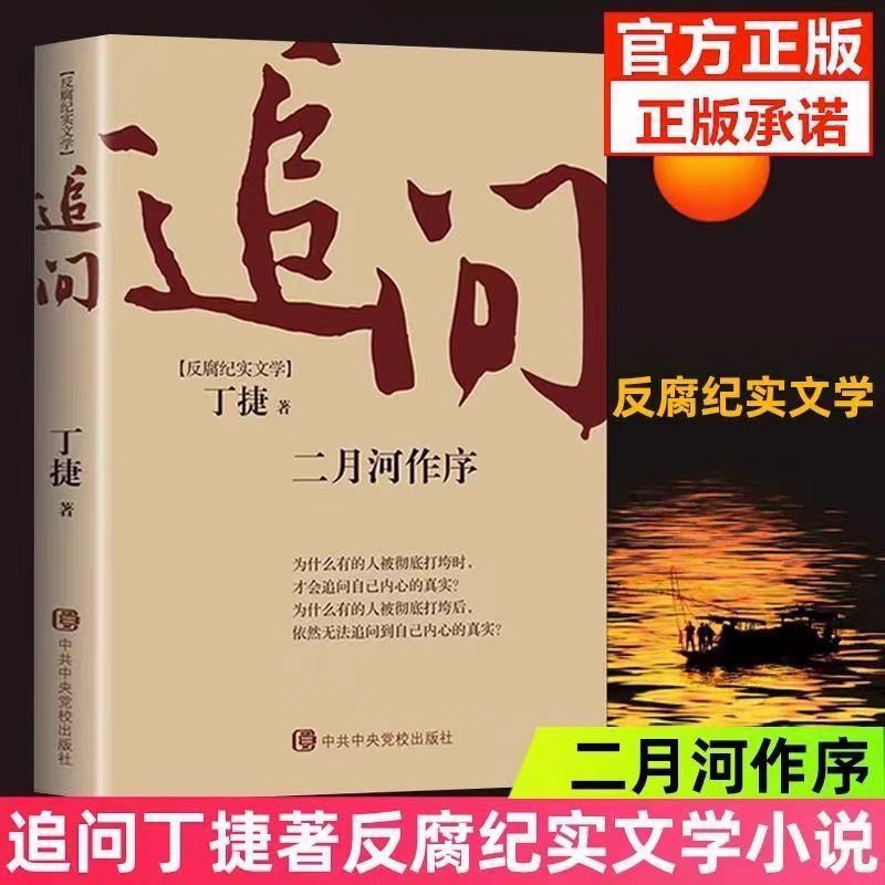 正版书籍 追问二月河作序 反腐纪实文学小说扫黑警示录狂飙姊妹篇