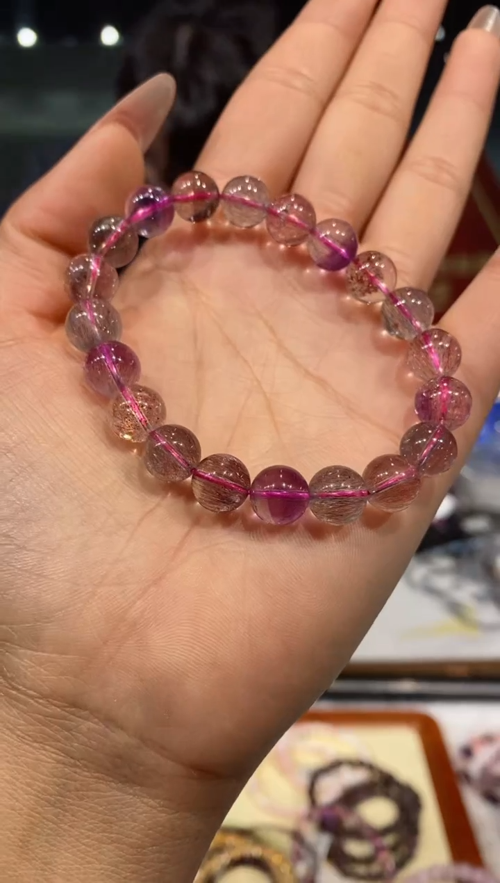 【闪购商品】水晶手串未镶嵌超七9m+