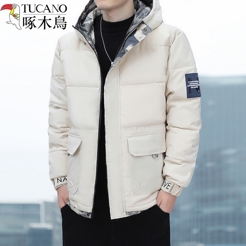 TUCANO/啄木鳥高档棉服冬季加厚棉衣男休闲青年外套潮流百搭棉袄