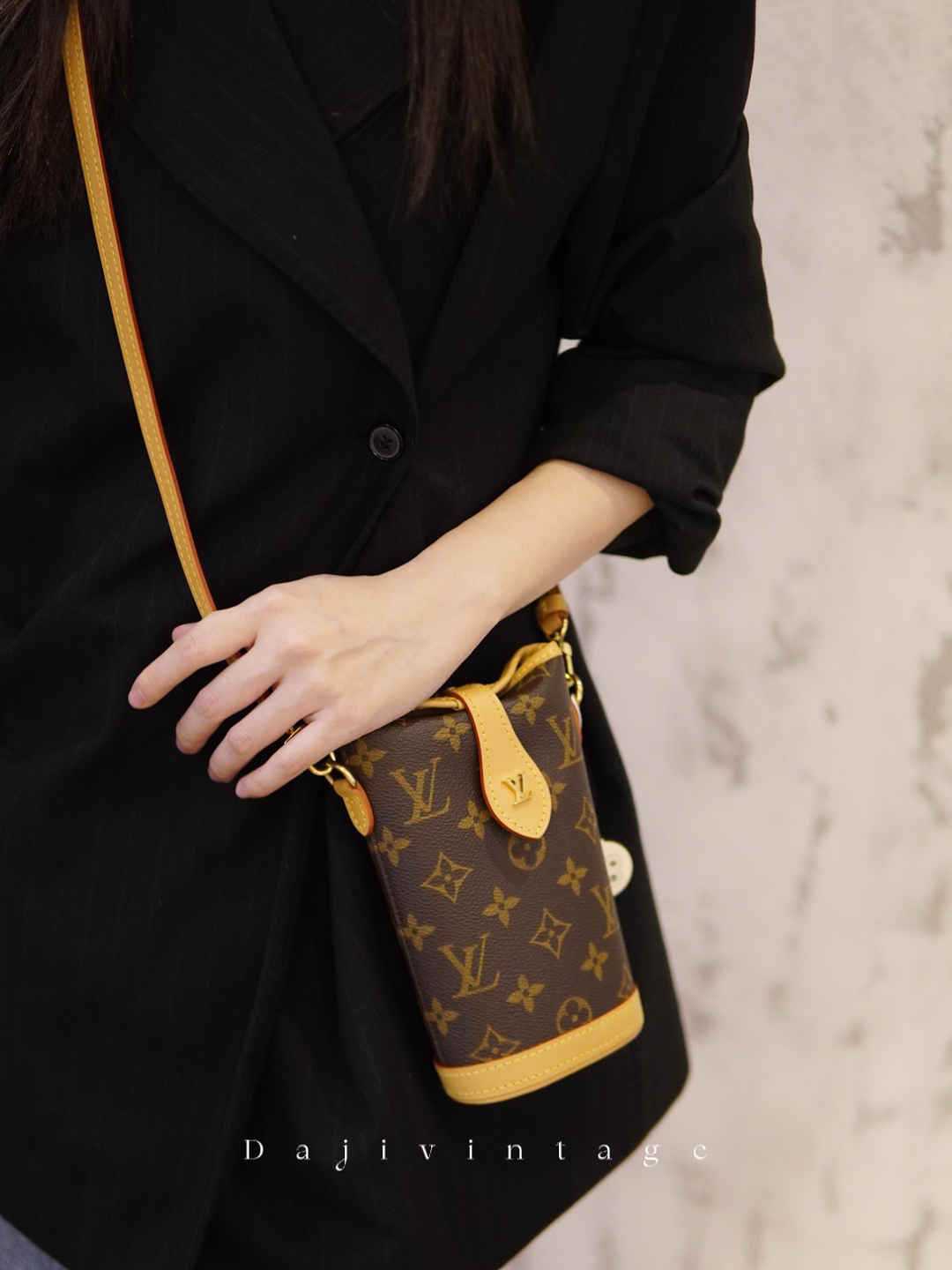 95新 LouisVuitton/路易威登 大吉中古/Lv薯条包斜挎包