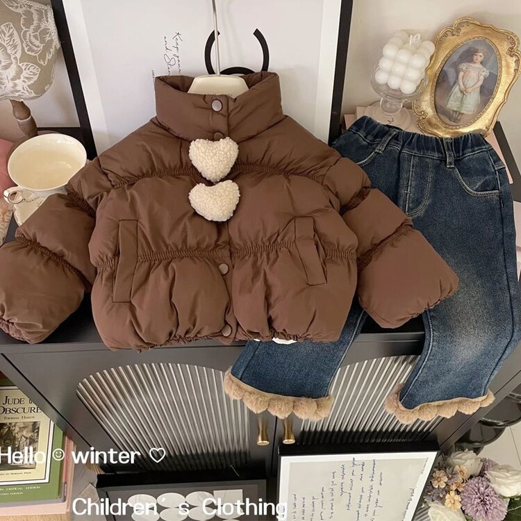 格格女童棉服冬季加厚面包服2023新款洋气女宝宝冬款保暖加绒加厚