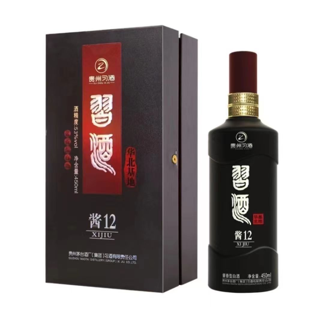 贵州习酒酱12酱香型优质白酒53度450毫升1瓶