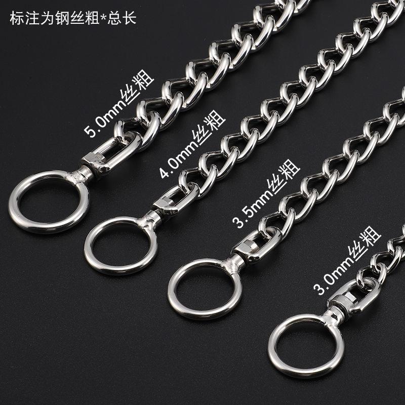 狗项圈不锈钢德牧属罗威纳狗链毛大型犬训犬控制链脖套p链