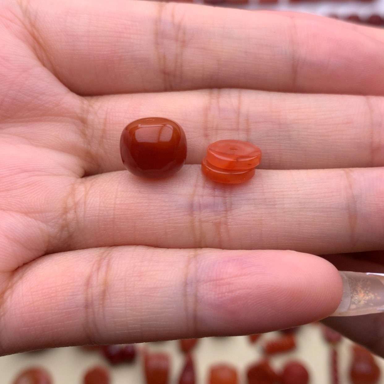 【闪购商品】南红玛瑙10+瓦西老型珠未镶嵌6**7