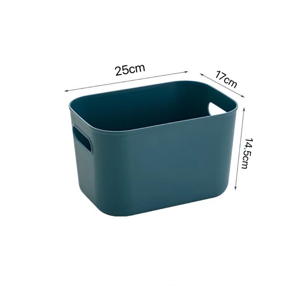 282亗25cm静谧蓝杂物筐3个丨飞虎涵洗发水