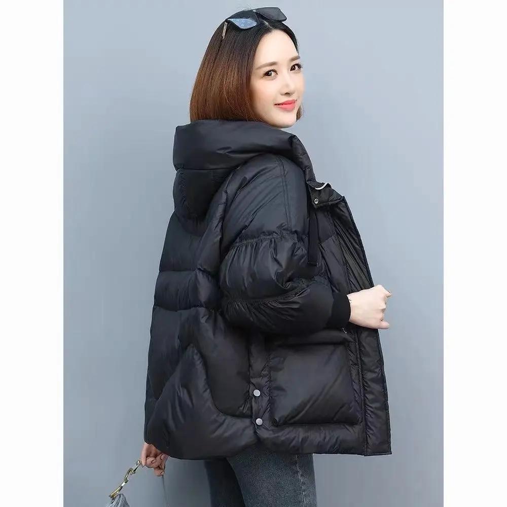 新款休闲减龄羽绒服外套冬季韩版宽松时尚短款羽绒服新款羽
