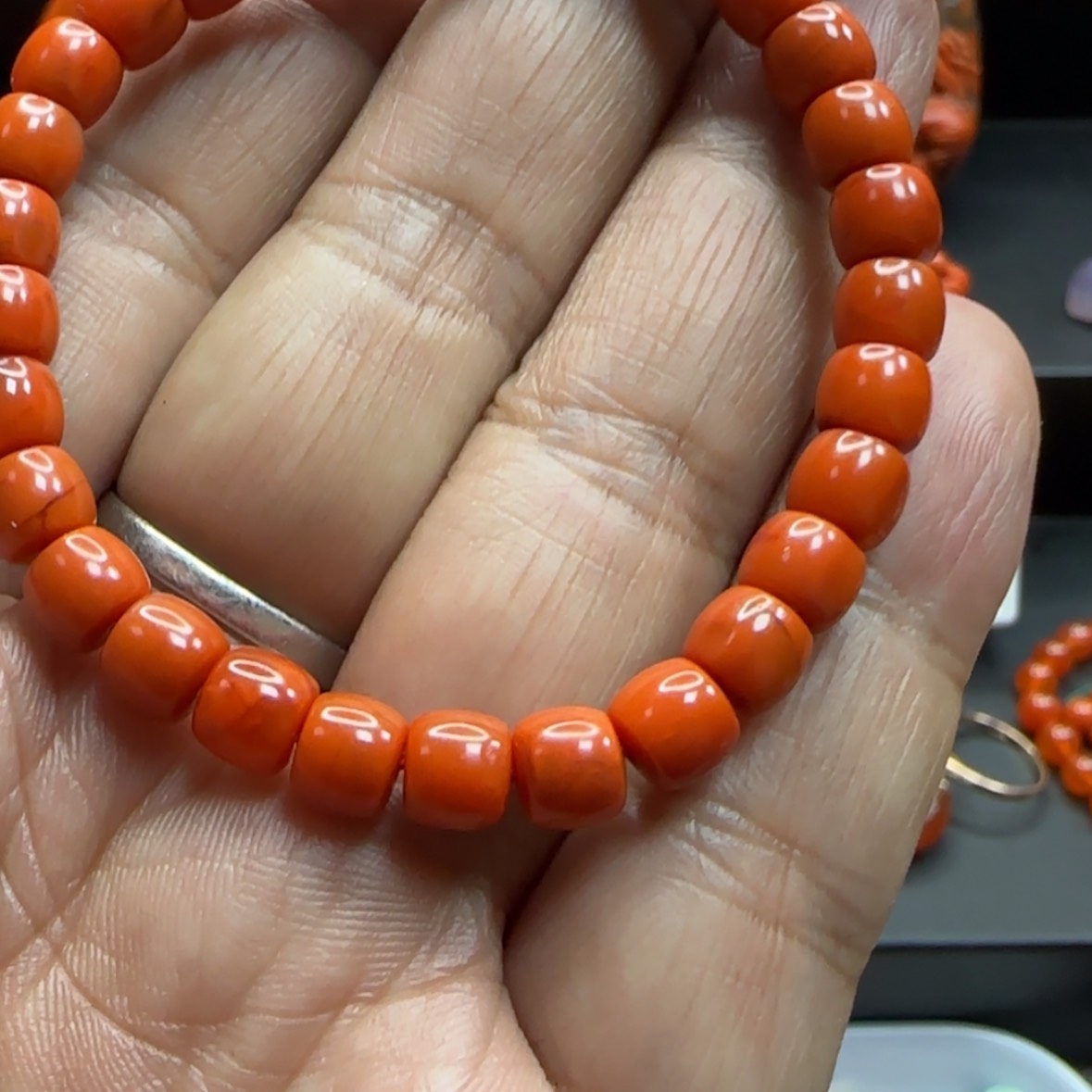 【闪购商品】南红玛瑙手链未镶嵌Q***n