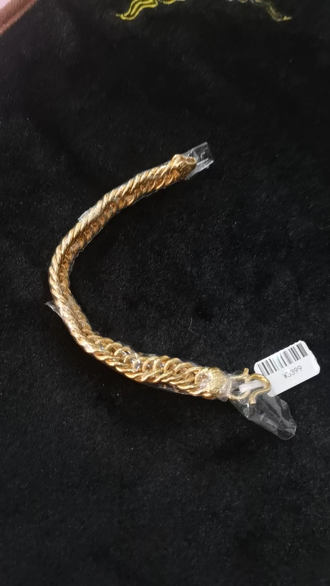 链子足银 老板手链金包银 手工气质时尚 光面百搭经典潮流