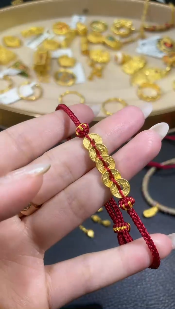 【闪购商品】定制足金手饰转运珠i27-7多样性发出一件