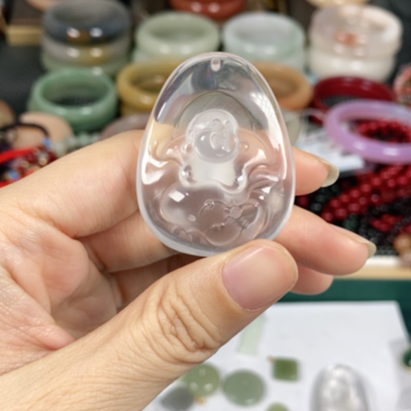 【闪购商品】石英质玉手镯未镶嵌初*乄