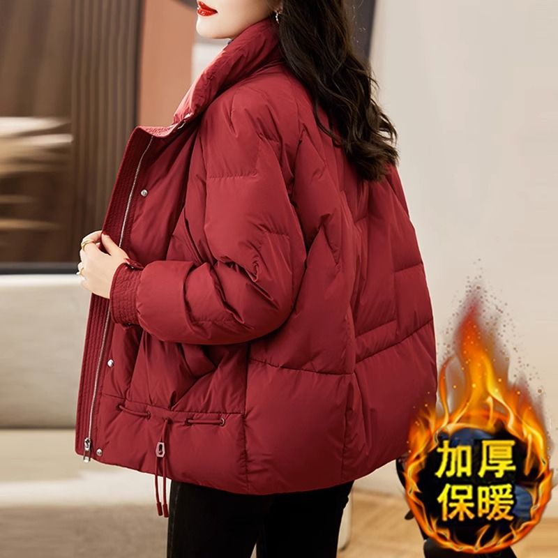 棉服外套女冬季2023新款时尚宽松显瘦加厚棉衣保暖设计感小众棉袄