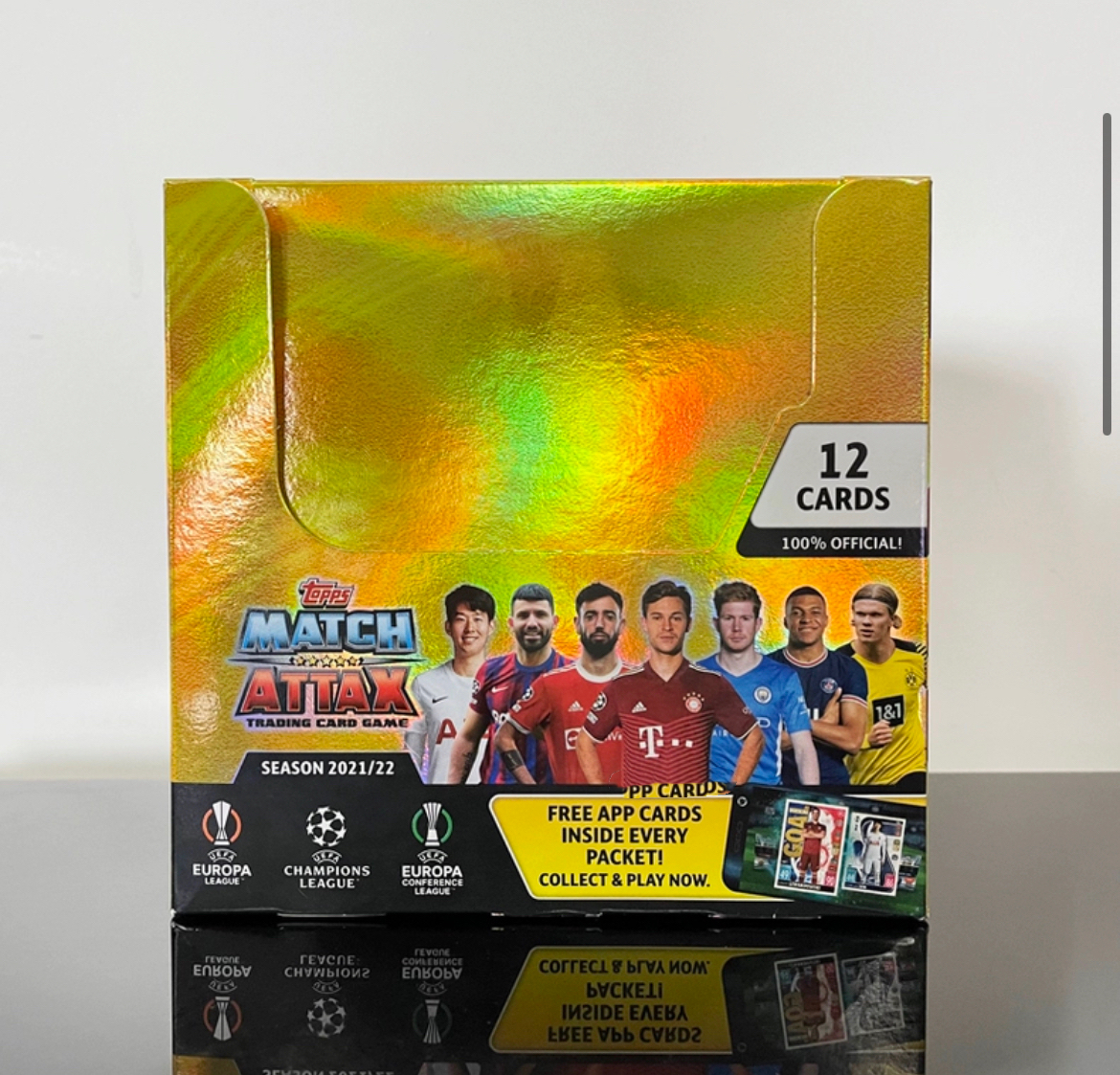 Topps 2021-22赛季 Mattch attax 球星卡盒