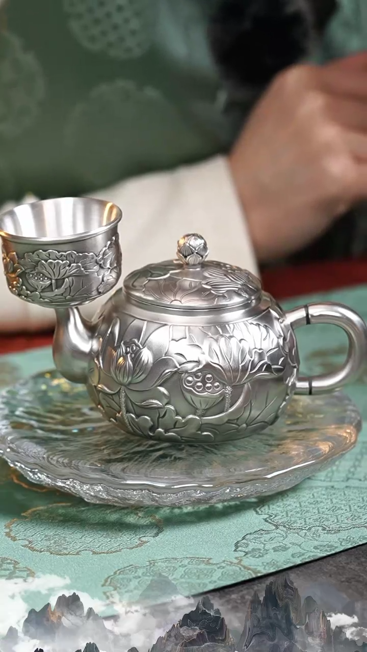 【闪购商品】足银999一壶一杯