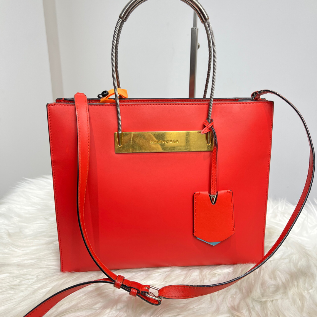 95新 Balenciaga/巴黎世家 乱乱子中古/女士/单肩包/41210