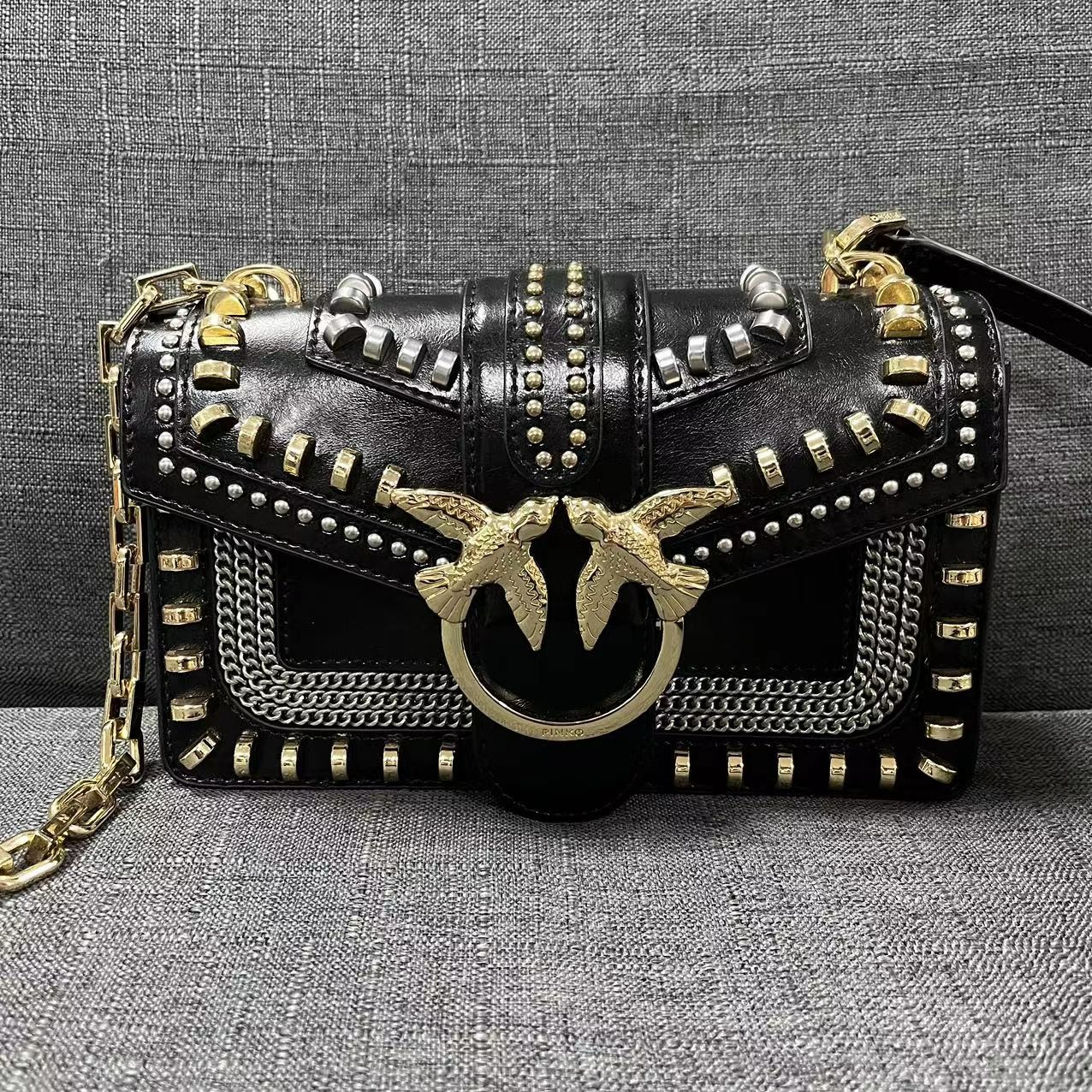 95新 PINKO 乱乱子中古/女士/单肩包/42998