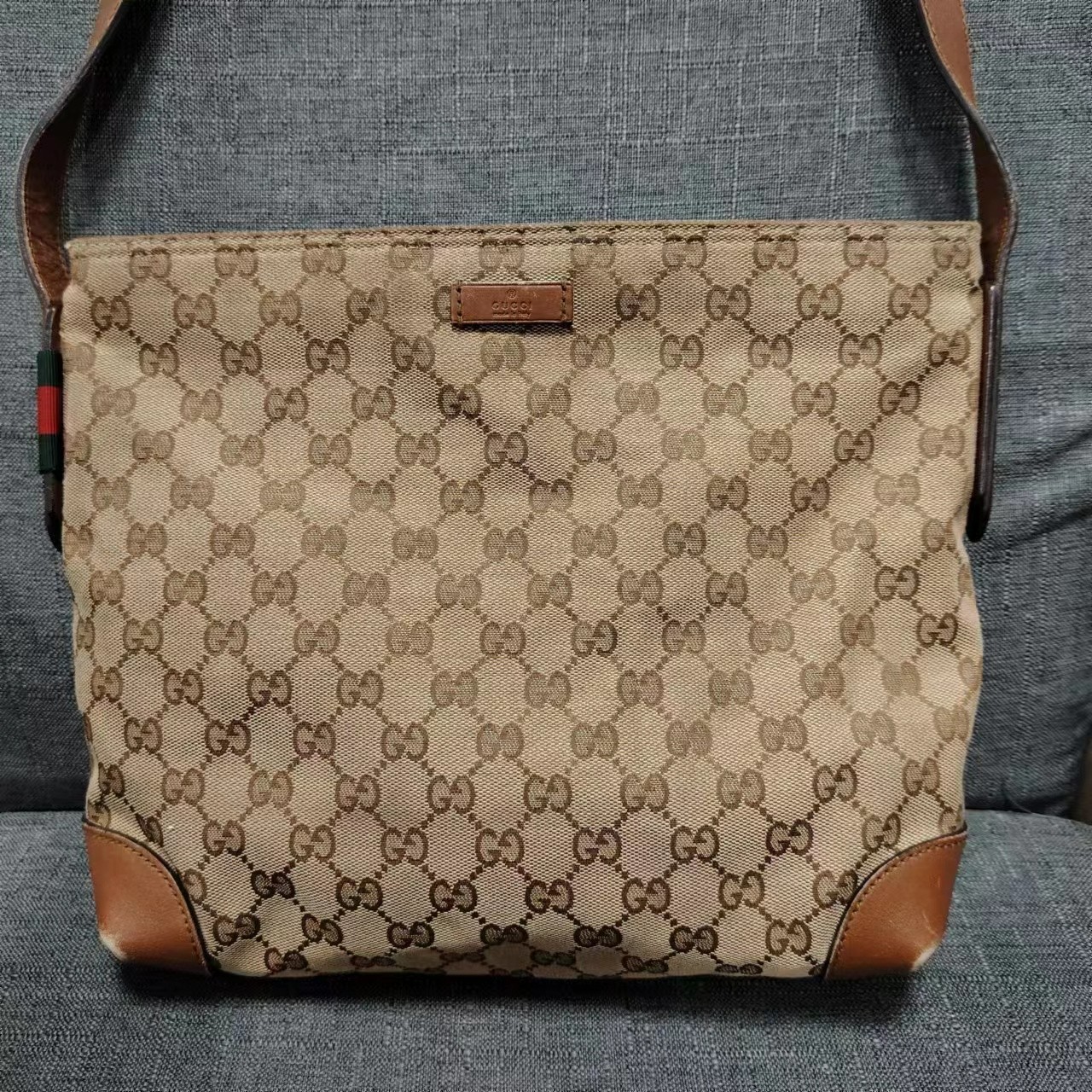 95新 GUCCI/古驰 乱乱子中古/女士/单肩包/41863
