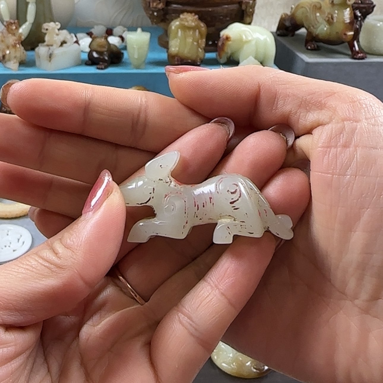 【闪购商品】和田玉（糖玉）挂件未镶嵌用****5