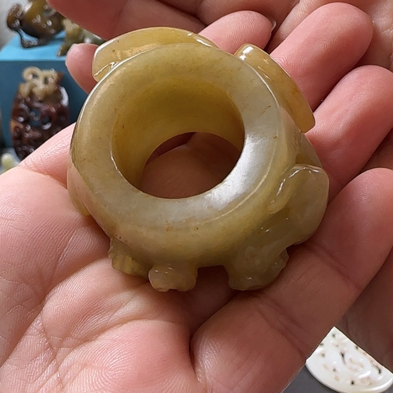 【闪购商品】和田玉（糖玉）挂件未镶嵌妞**爹