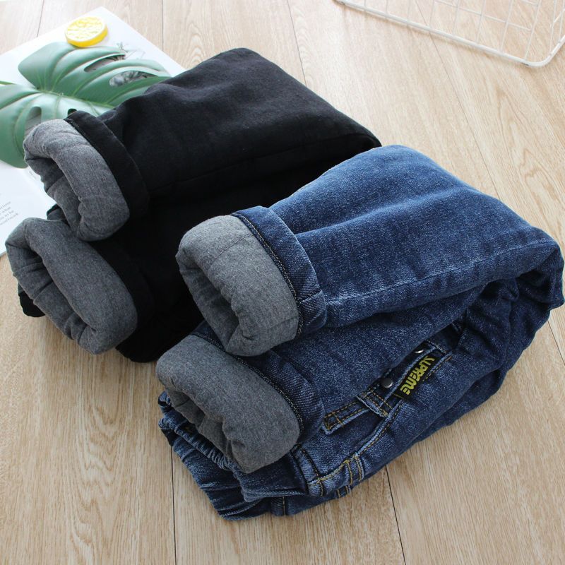 女童棉裤冬季加棉加厚三层保暖北方一条过冬超厚中小童棉裤儿童男