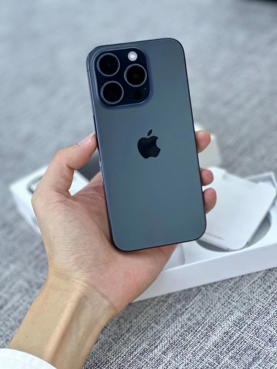 准新品  国行 iPhone 15 Pro 512G 蓝色手机 串号4349