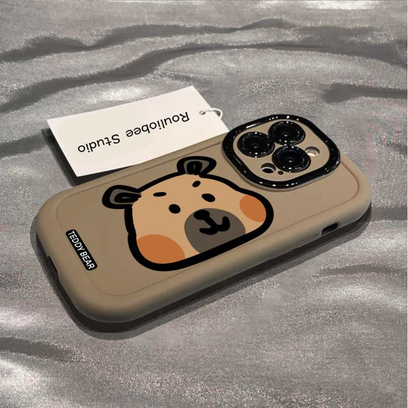 松鼠头像适用iphone15/13苹果14手机壳华为vivo小米oppo防摔软套