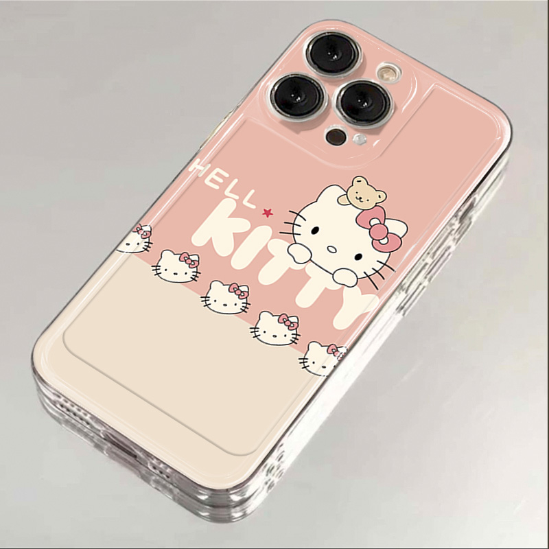 可爱凯蒂猫iphone15/13/14苹果手机壳华为vivo小米oppo全包卡通软