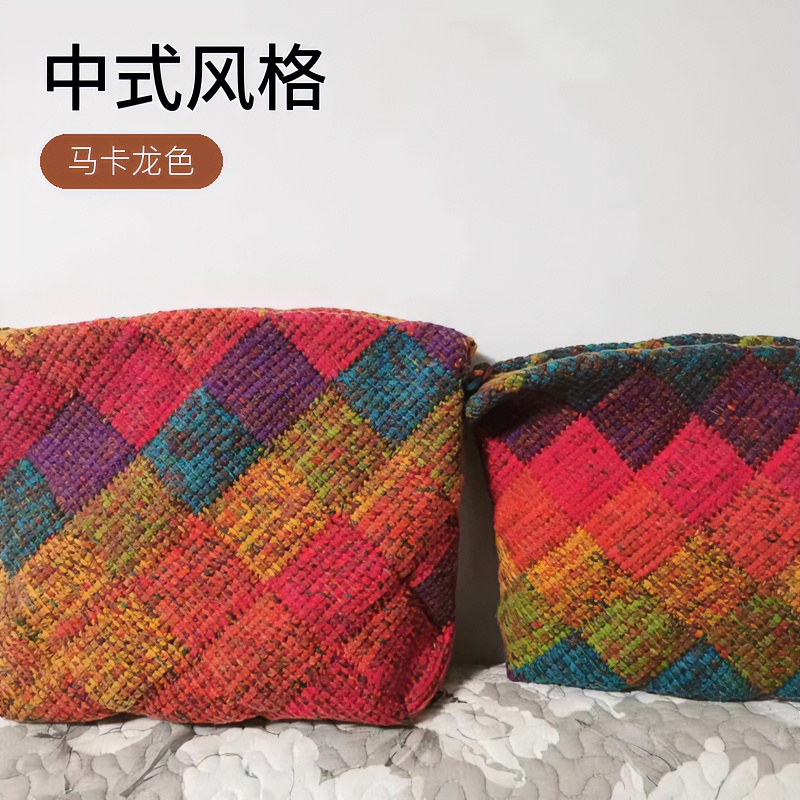 手工编织包改造包托特包斜挎包diy中式风反战包ins时尚双肩包休闲