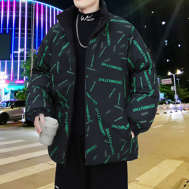 波司澄冬季立领羽绒服服男两面穿2023新款港风羽绒服服加厚情侣学