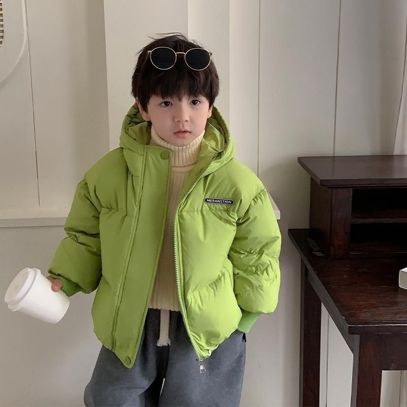 童装潮款Y男童服新款洋气男童加厚冬装服男孩冬季面包服衣外套潮