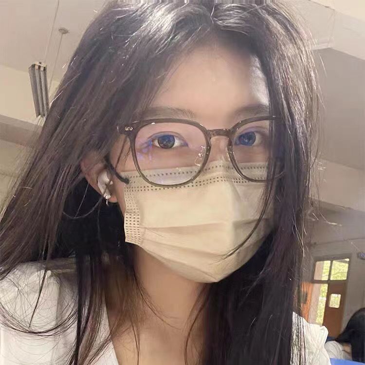 学生近视眼镜女防蓝光抗辐射可配度数高颜值显脸小素颜平光眼镜框