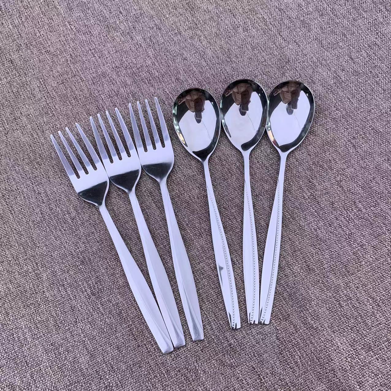 T041亗磨砂甜品叉勺套装6支3.5元丨卡米如-润-运动眼镜