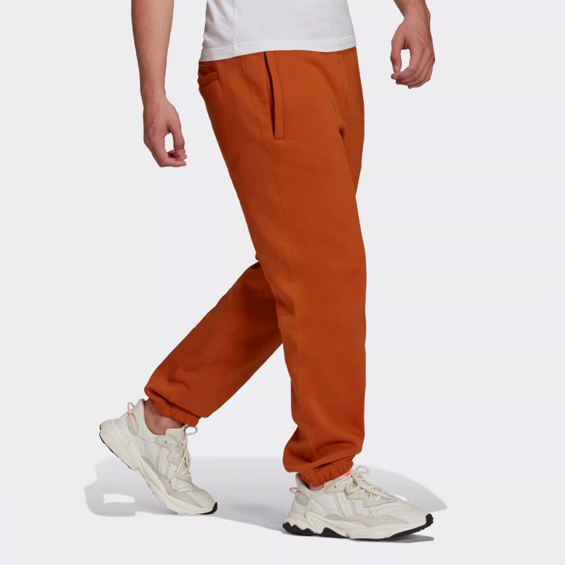Adidas三叶草 男子时尚百搭针织加绒保暖运动休闲长裤H11383