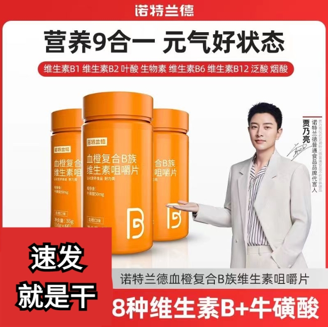 诺特兰德复合维生素C+E+烟酰胺咀嚼片烟酸vcve肌肤营养 60粒/瓶