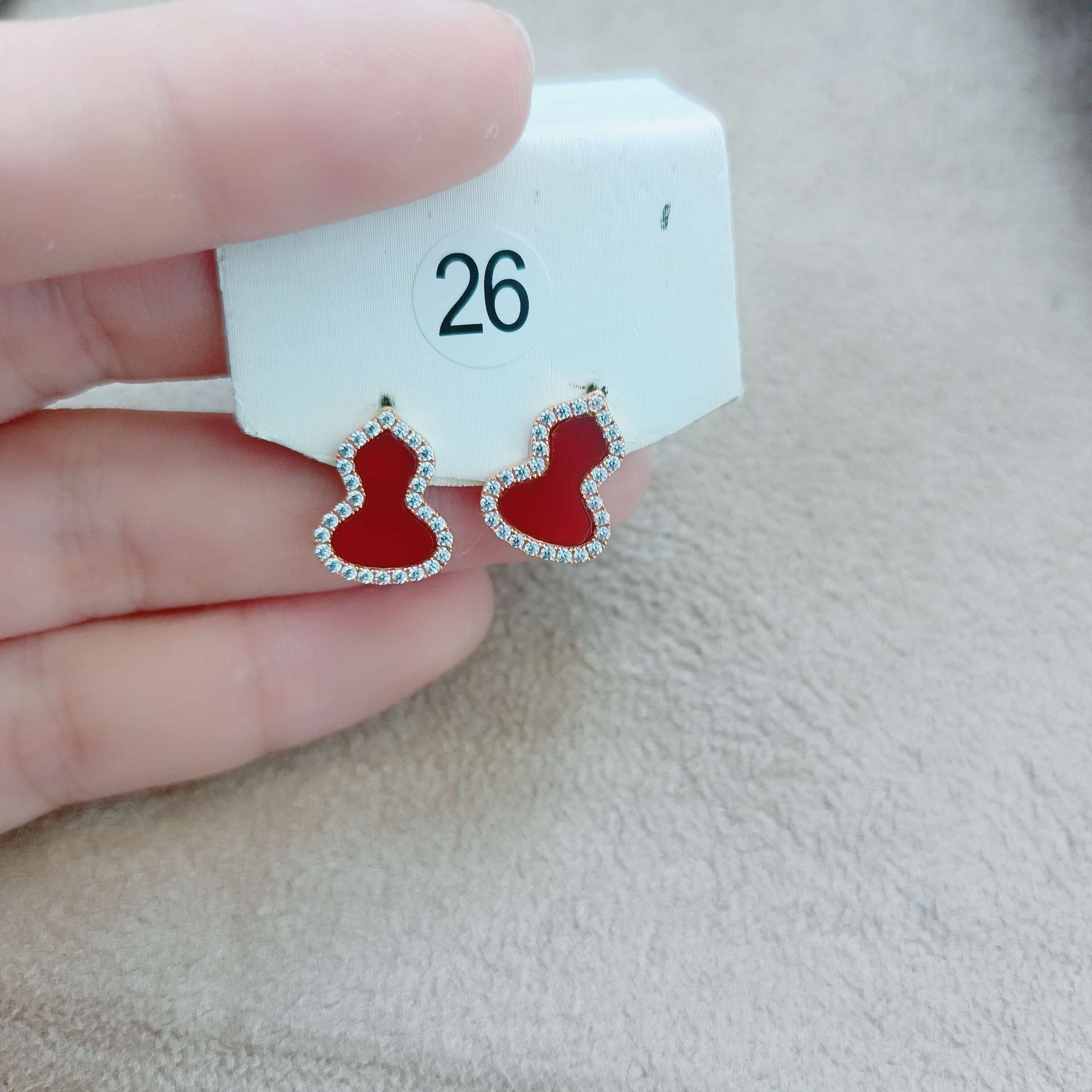 18k金耳饰2.27（葫芦）