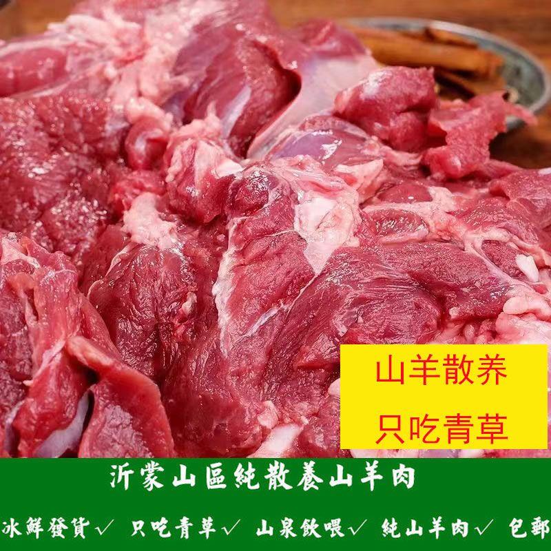 沂蒙山羊肉新鲜现杀生羊肉烧烤羊肉串去皮去骨羊肉农家山羊肉2斤