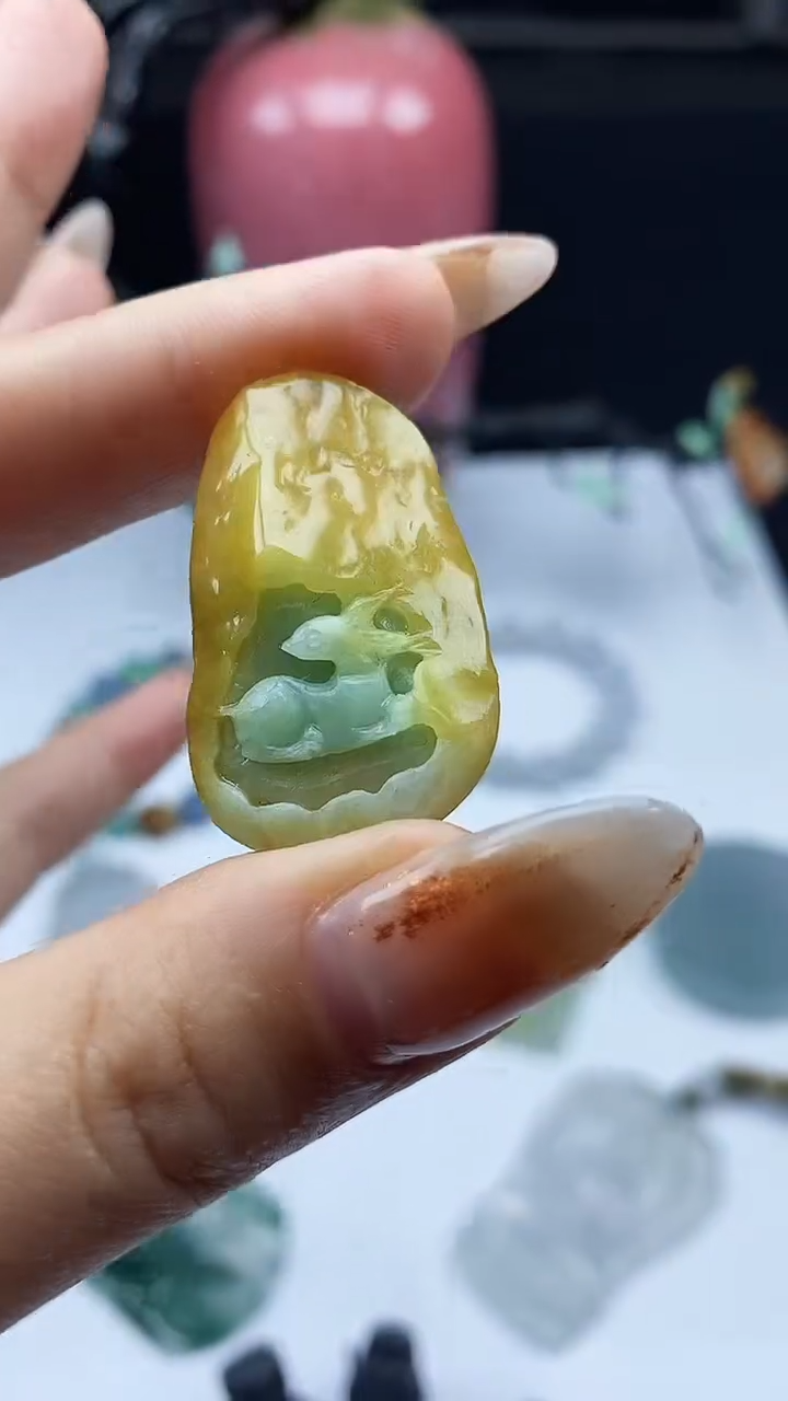 【闪购商品】定制翡翠未镶嵌挂件