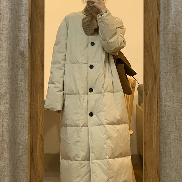 时尚款羽绒服女冬季洋气外套2023年新款过年时尚面包服韩版温柔羽