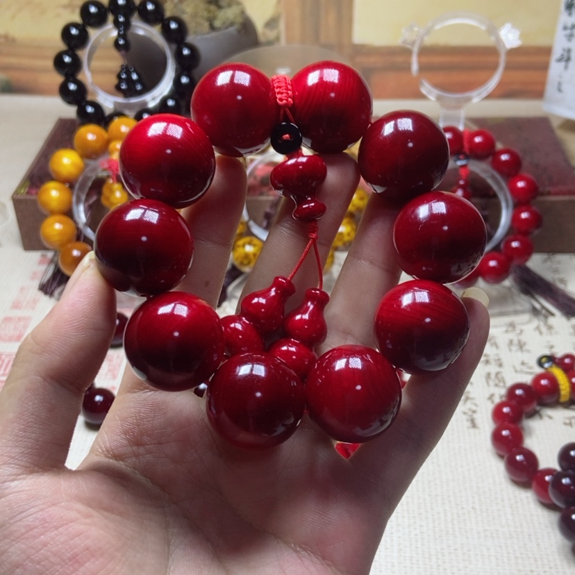 【闪购商品】血龙木（贝壳杉）手串/手链牛*